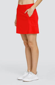 Harlynn 18" Skort - Dahlia Red