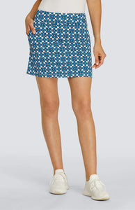 Elithina 17" Skort - Mosaic Blooms